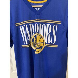 NBA Warriors T Shirt Men’s Sz M Blue‎ Short Sleeve